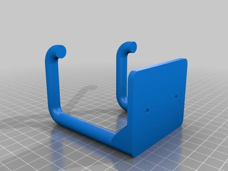 Under Desk or Shelf Holster / Hook For Chicago Electric 12 Setting Heat Gun 3d model