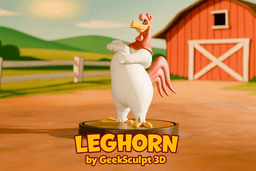 Looney Tunes Foghorn Leghorn Collectible Figurine 3d model