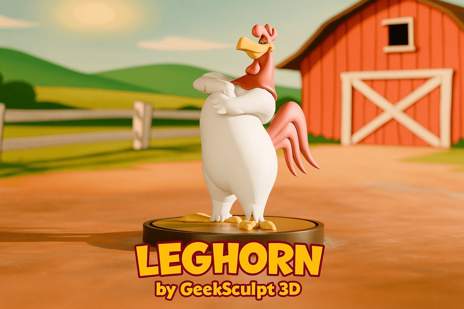 Looney Tunes Foghorn Leghorn Collectible Figurine 3d model