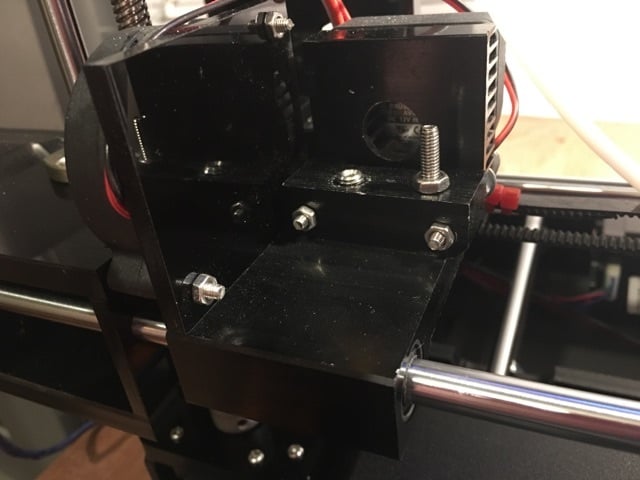 A6 bowden bracket EZ setup 3d model