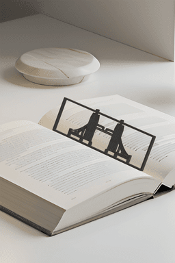 Bridge Bookmark, Creativity Bookmark, Gift Idea 3d model