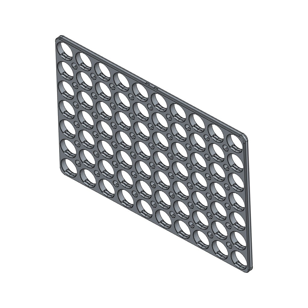 D-LOCK_PANEL.10X7-BLANK 3d model