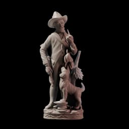 Village NPC Collection with Plinth 28mm Heroic 3d model
