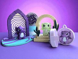 Cthulhu Set with Kraken Designs 3d model