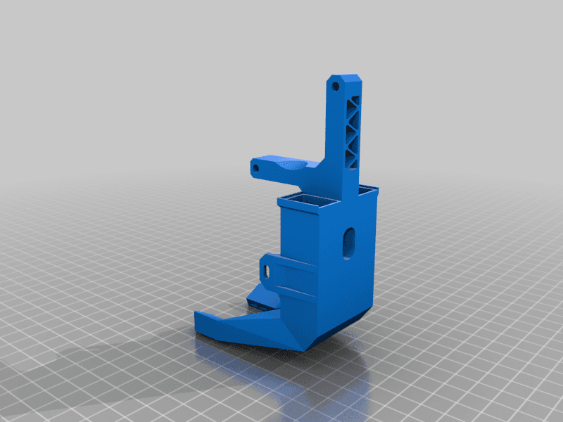 K3D Cooling Duct for Sprite Extruder / Ender 3 S1 Pro with Spinner / Indicator Hole 3d model