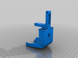 K3D Cooling Duct for Sprite Extruder / Ender 3 S1 Pro with Spinner / Indicator Hole 3d model