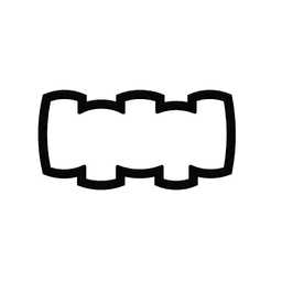 5 Leter Retro Sign Cookie Cutter STL File - 4 inches 3d model