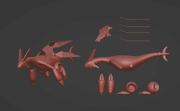 Pal World Jet Dragon 3d model