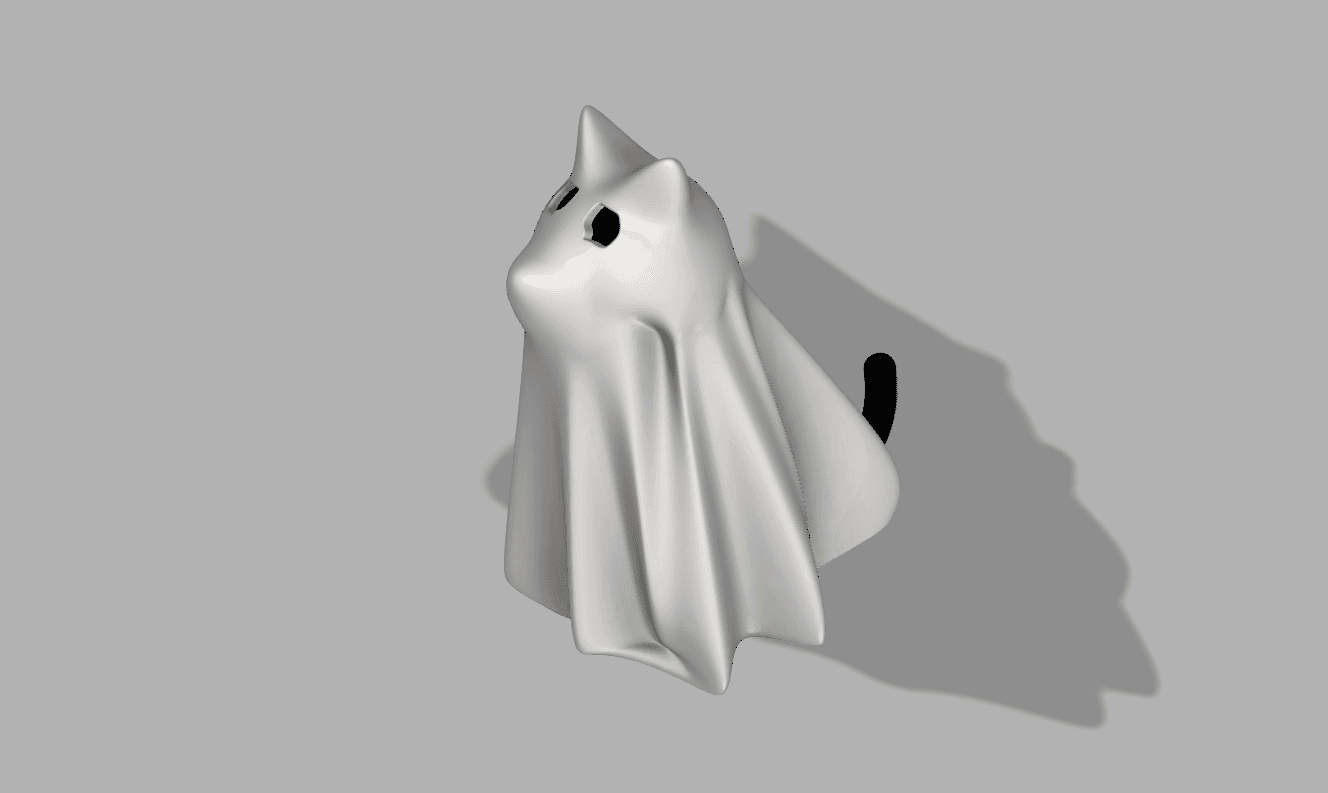 CAT GHOST! 3d model
