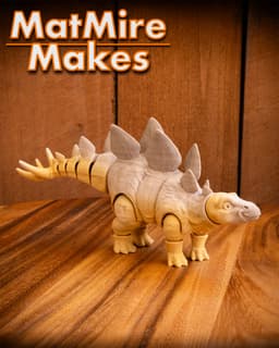 Stegosaurus - Articulated Figure 3d model
