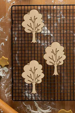 Tree Cookie Cutter, Biscuit Cutter 3d model