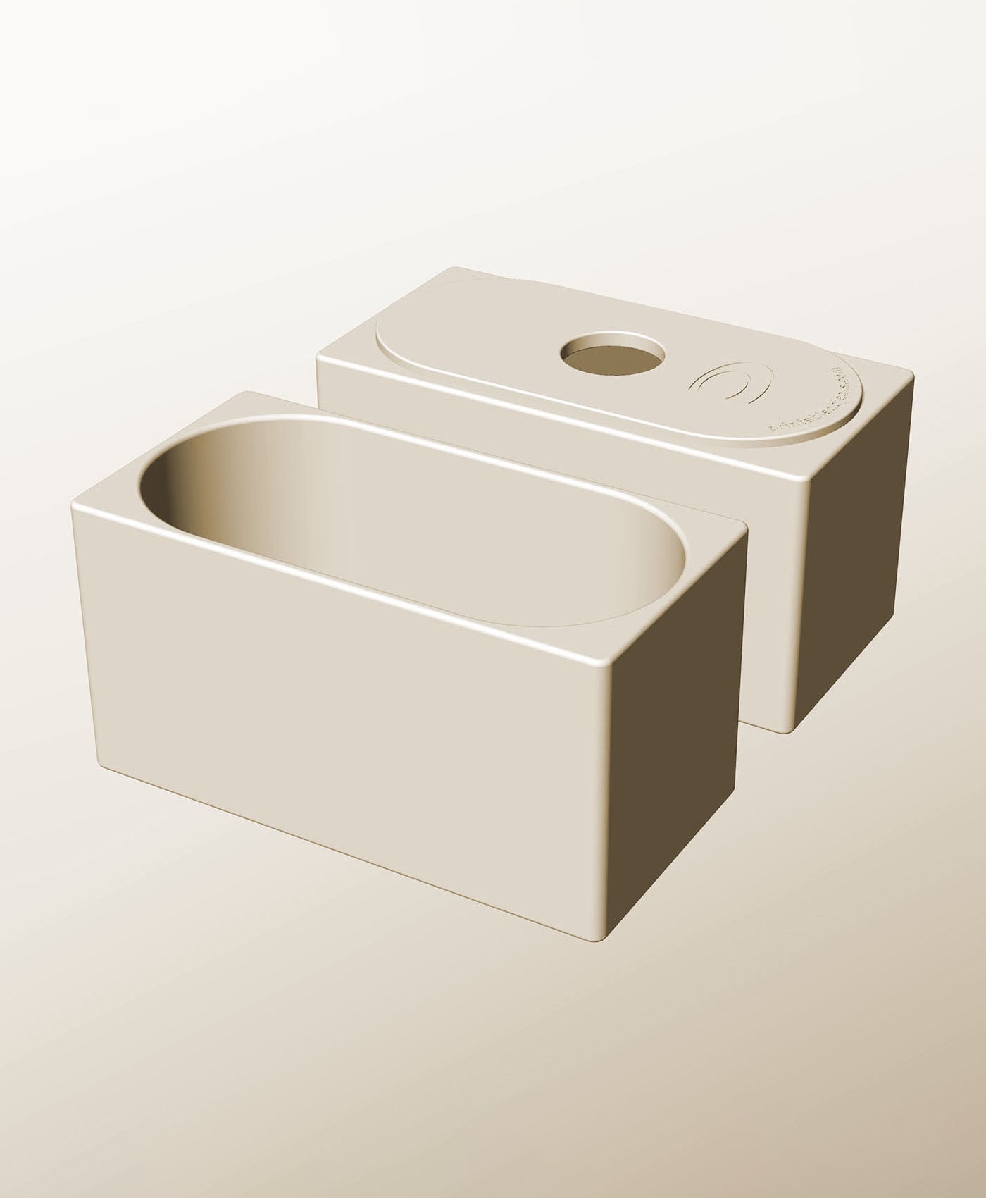 CX96-110-P Stackable pierced component box for creative makers 3d model
