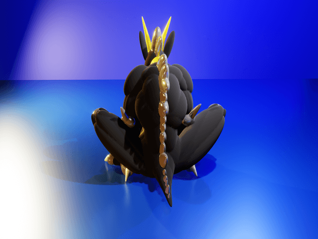 Last Golden Horn 3d model