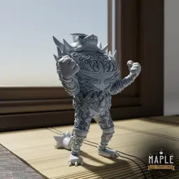 727. Incineroar - Basic & Ornamental 3d model