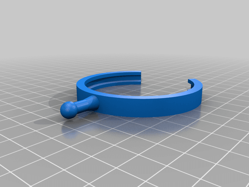 My Customized magnifying glass holder 3d model