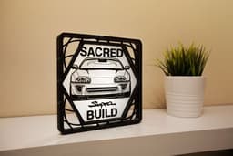 Mk4 Supra Artwork For Project Car Build, 3d Printed Home Or Office Decor 3d model