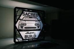 Mk4 Supra Artwork For Project Car Build, 3d Printed Home Or Office Decor 3d model
