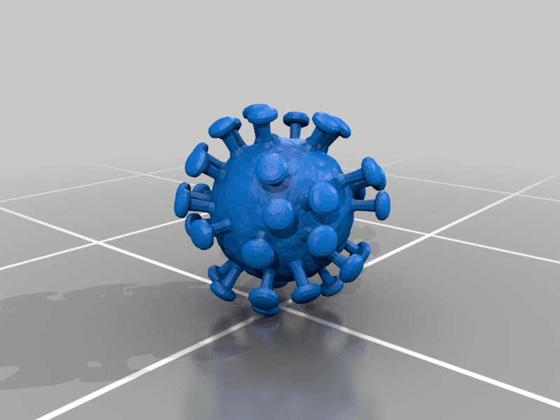 (Corona)-Virus 3d model