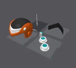 Great Saiyaman Helmet 3d model