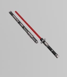 Katana Inspired Lightsaber and Sheath 3d model