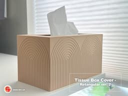 Kleenex Costco Tissue Box Cover V3 3d model