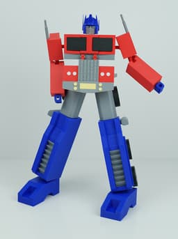 FULLY TRANSFORMABLE Optimus Prime! ( NO AMS, NO SUPPORTS ) 3d model