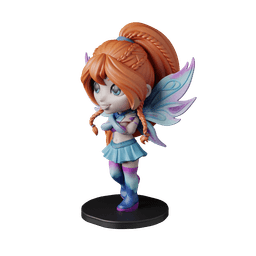 Bloom Winx Club - Free Sample STL | Full 11-Character Bundle on Profile 3d model