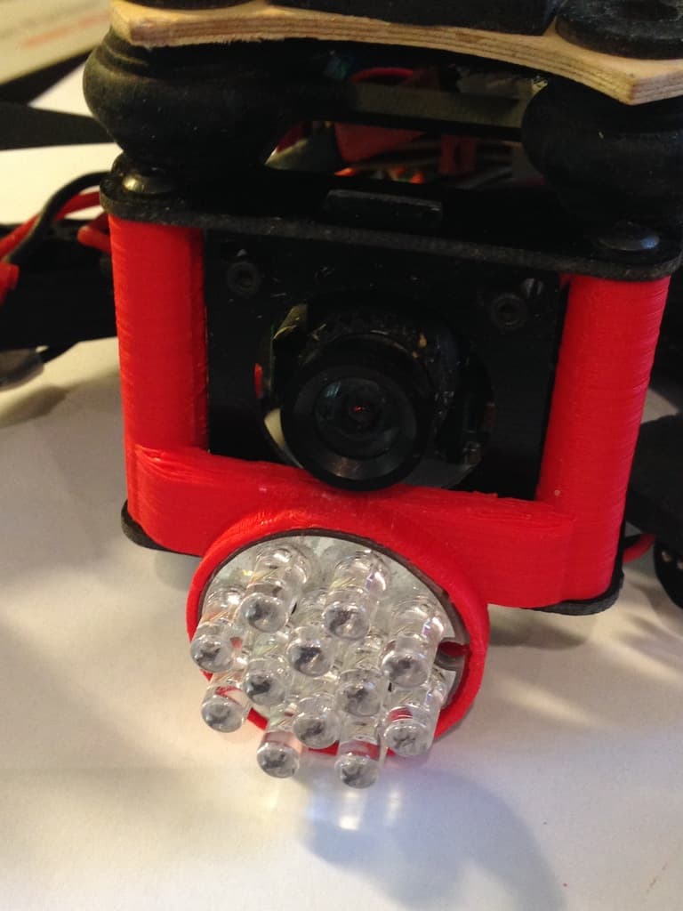 Led Support for Diatone DIY FPV250 V2 Mini Quadcopter Frame Kit G10 250mm 3d model