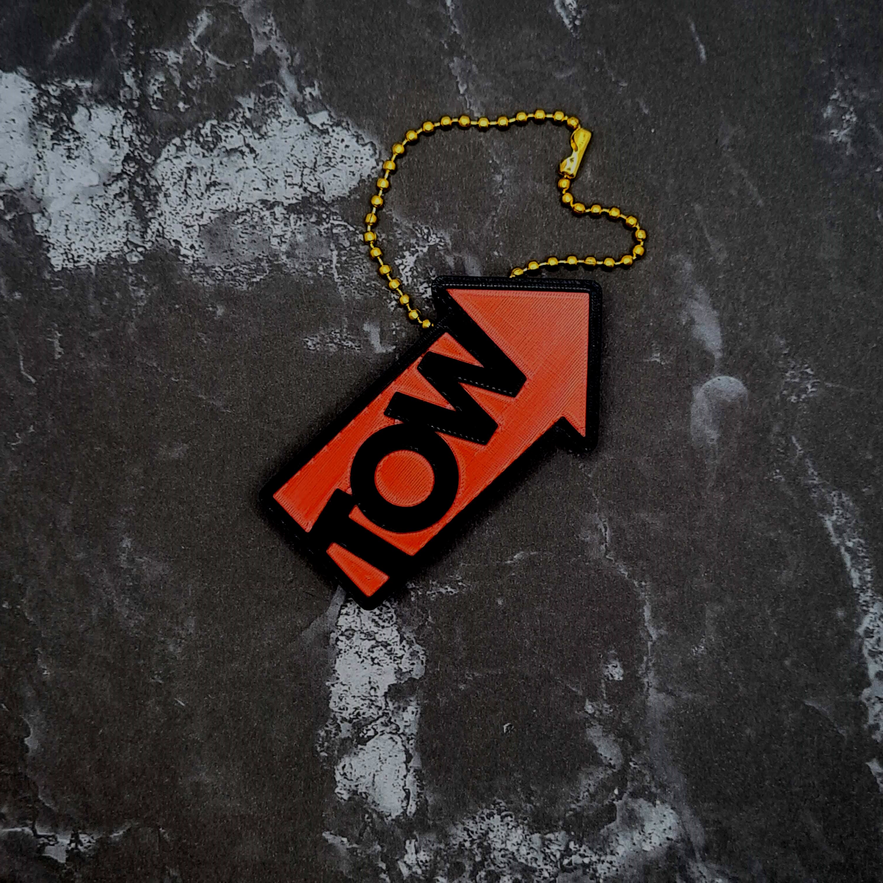 Tow Hook Keychain 3d model