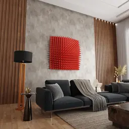 SpikeLine Wall Art Designs 3d model