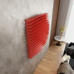 SpikeLine Wall Art Designs 3d model