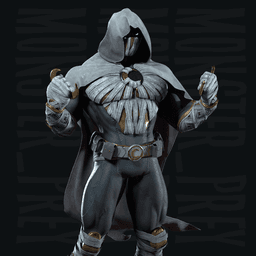 Moon Knight FREE 3D Print model 3d model