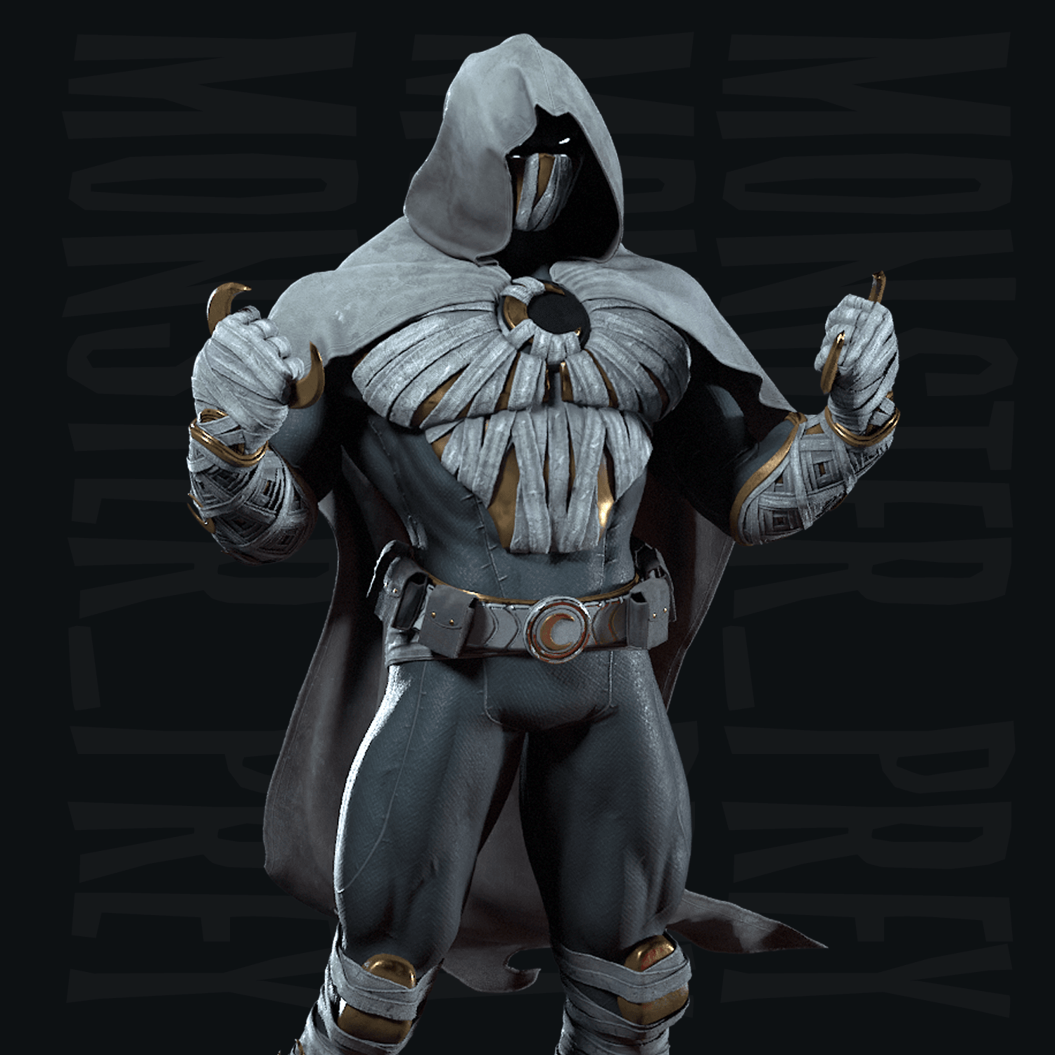 Moon Knight FREE 3D Print model 3d model