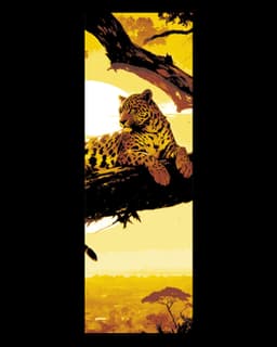 The beauty of the Big Cat - Intense Eyes and Presence - Set of Bookmarks 3d model