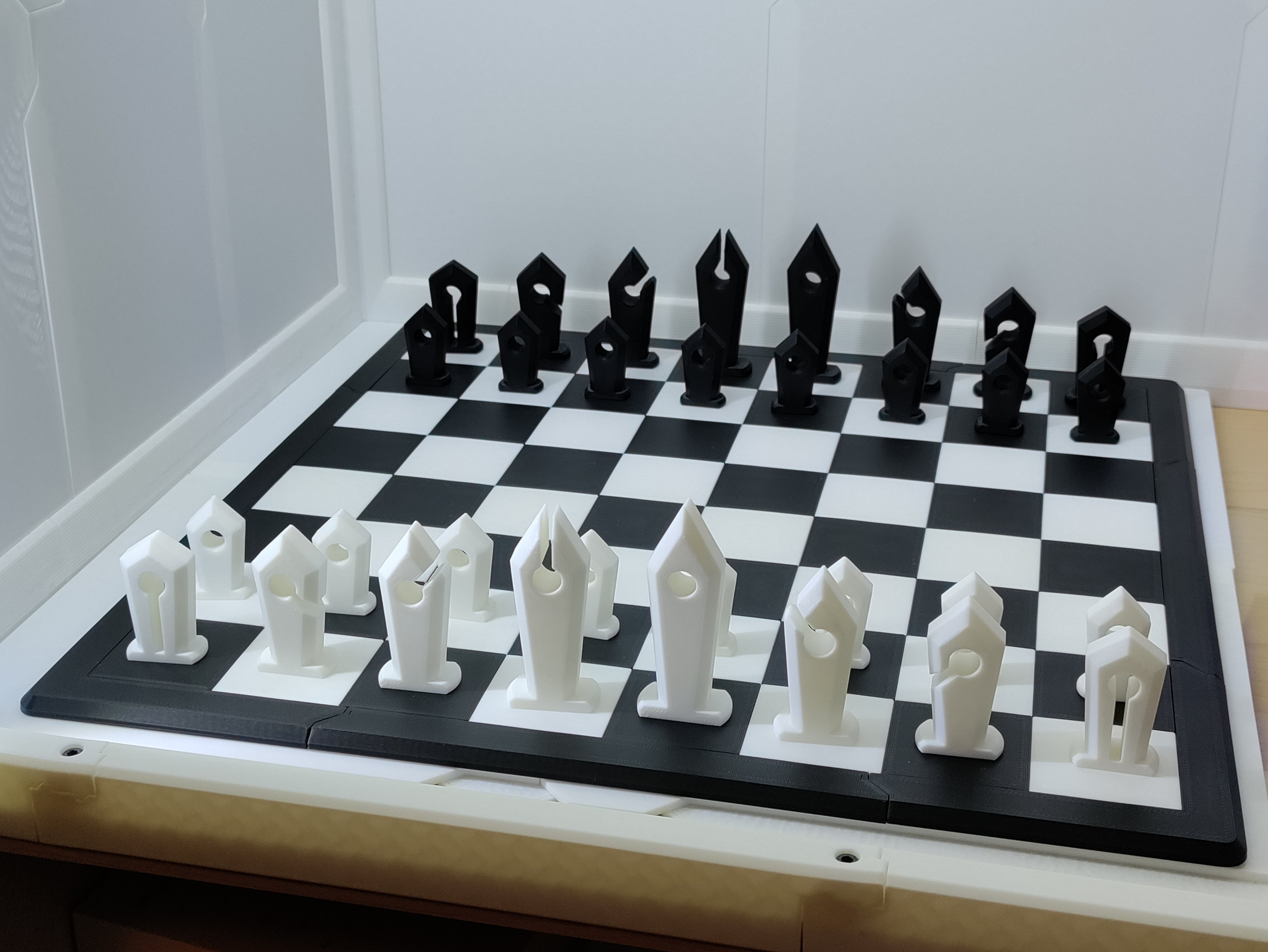 Slots Chess Set 3d model
