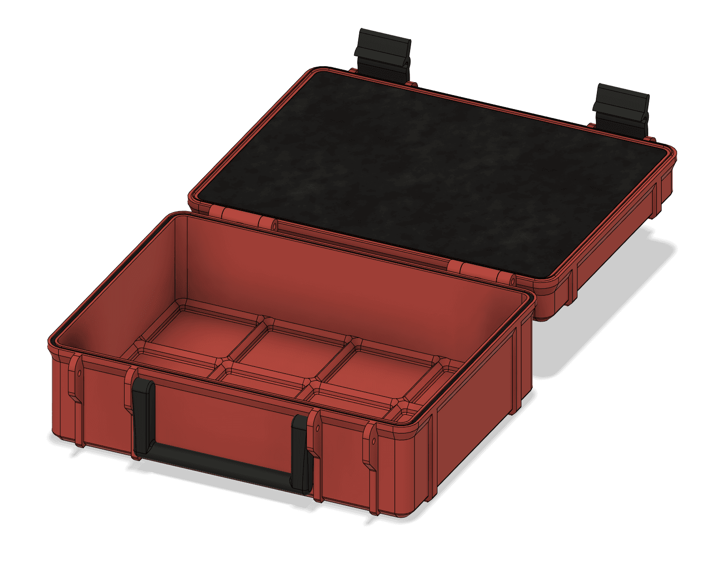 Rugged Box Gridfinity 3x4 3d model