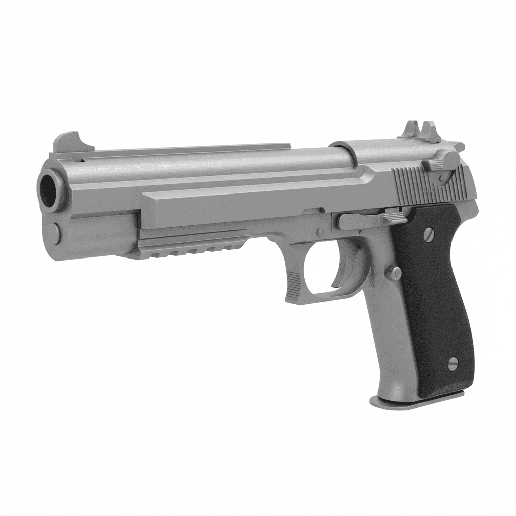 Desert Eagle Mark I Magnum Handgun 3d model