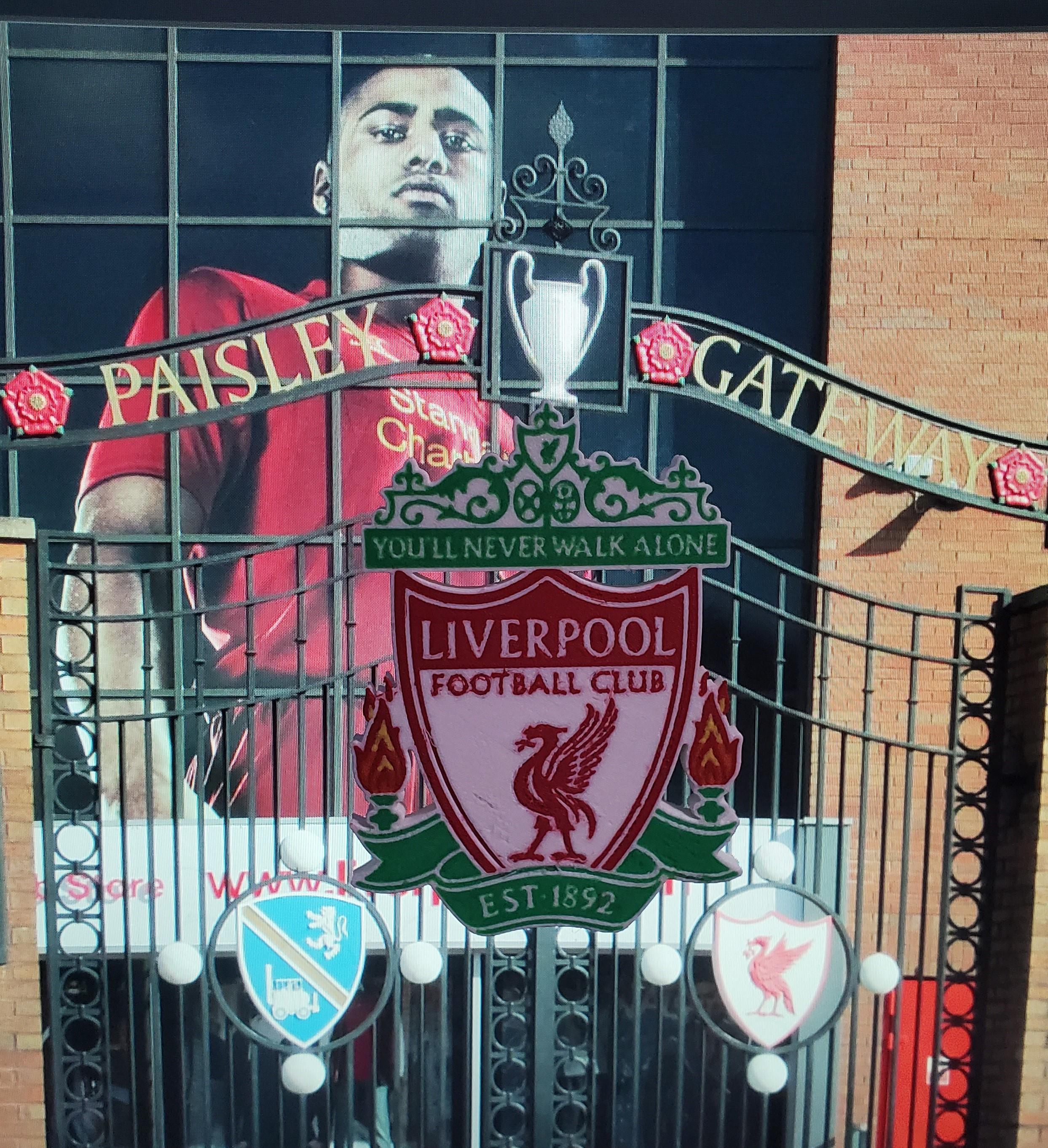 AMS / MMU Liverpool FC coaster or plaque  3d model