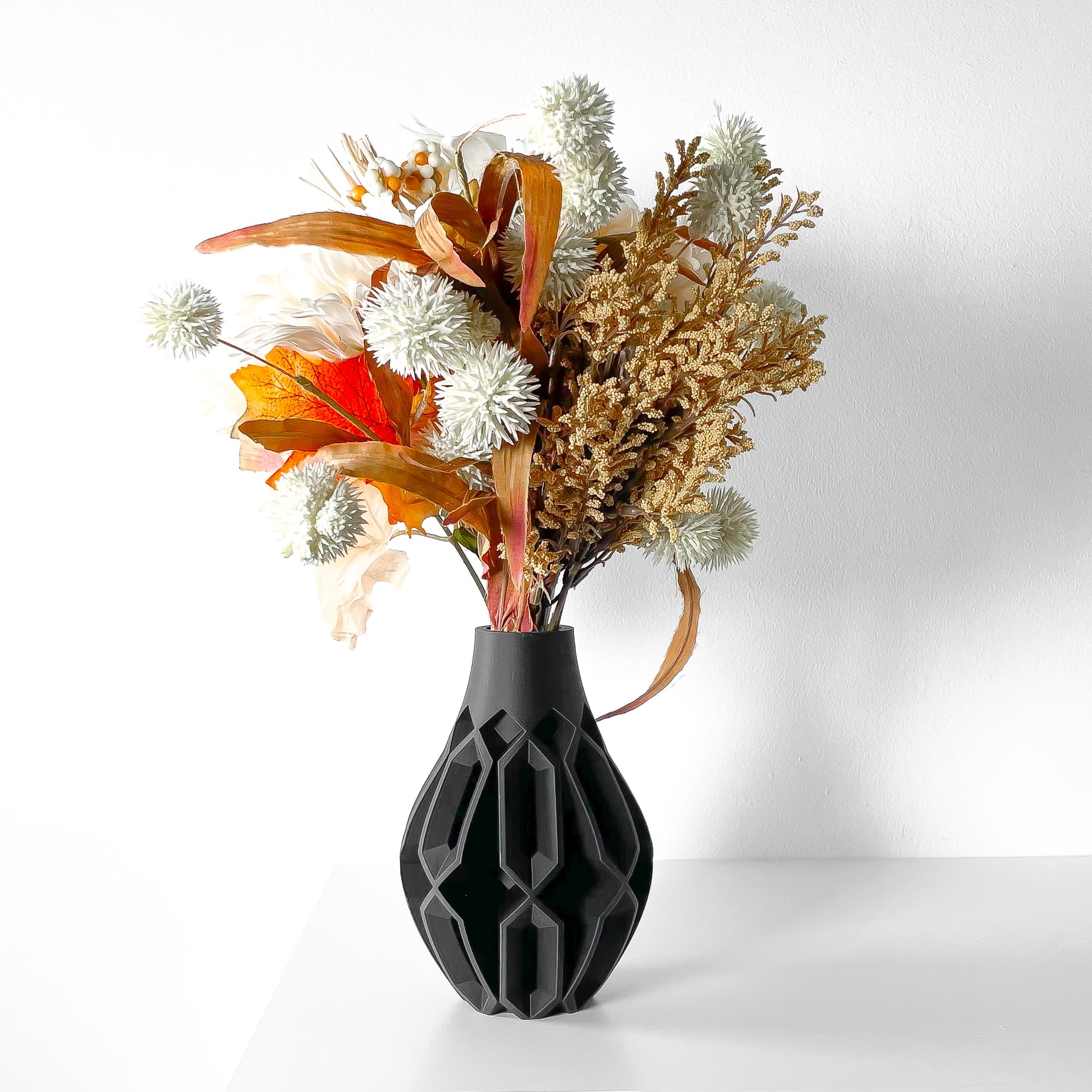 The Vesperi Vase, Modern and Unique Home Decor for Dried and Flower Arrangements | STL File 3d model