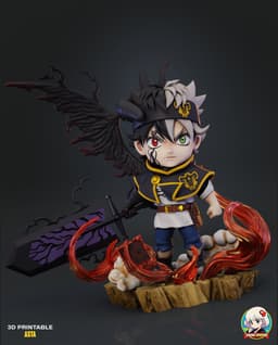 Asta Black Clover Chibi - Premium Collectible 3d model