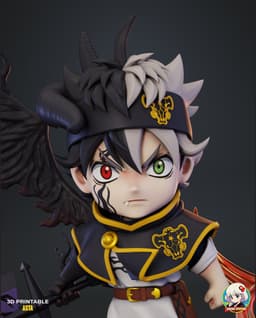 Asta Black Clover Chibi - Premium Collectible 3d model