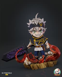 Asta Black Clover Chibi - Premium Collectible 3d model