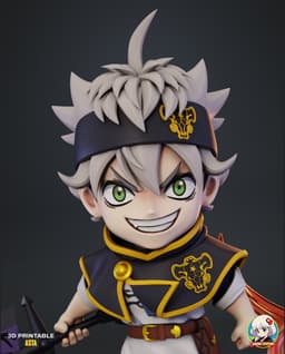 Asta Black Clover Chibi - Premium Collectible 3d model