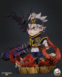 Asta Black Clover Chibi - Premium Collectible 3d model