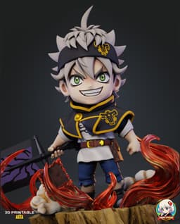 Asta Black Clover Chibi - Premium Collectible 3d model