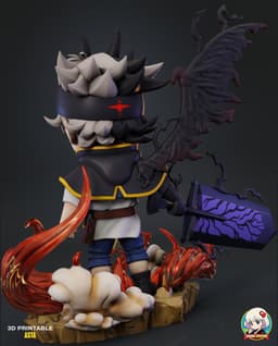 Asta Black Clover Chibi - Premium Collectible 3d model