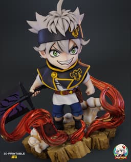 Asta Black Clover Chibi - Premium Collectible 3d model
