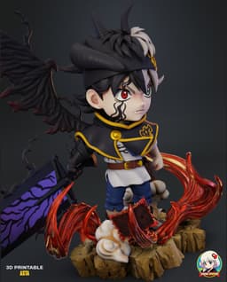 Asta Black Clover Chibi - Premium Collectible 3d model
