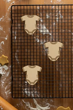 Baby Cookie Cutter, Biscuit Cutter 3d model