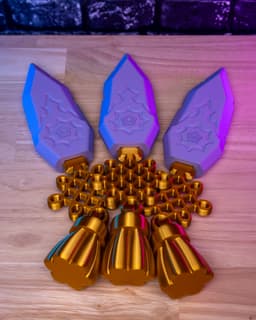 Zoey's Dagger - Dagger Kit (No AMS, No Support, No Glue) 3d model